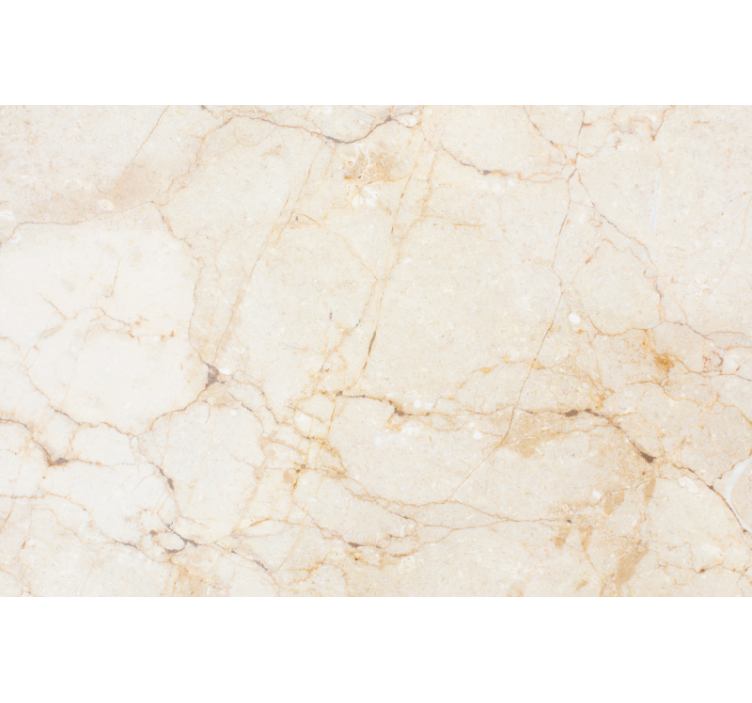 Beige roller blind with white classic marble effect - TenStickers