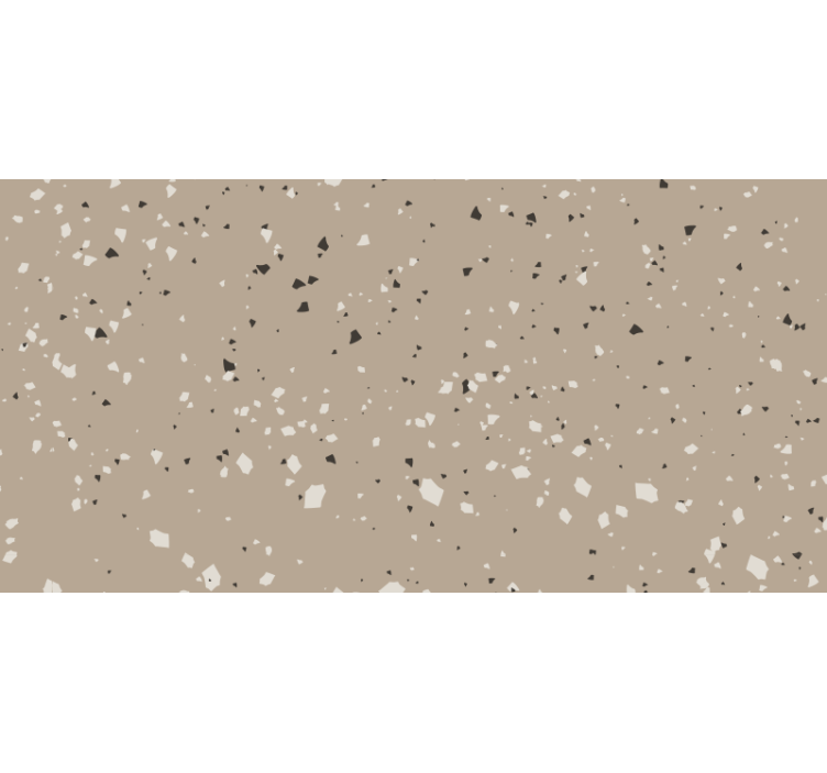 Beige roller blind with beige terrazzo texture - TenStickers