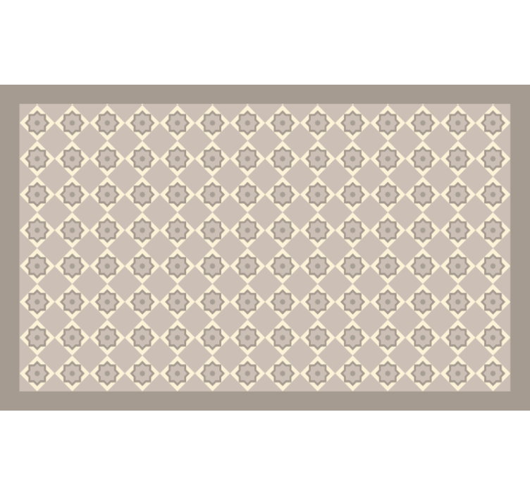 Beige roller blind cement beige tiles - TenStickers