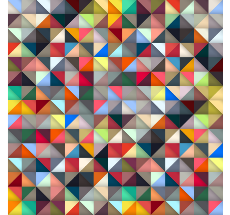 Colorful mosaic bedroom roller blind - TenStickers