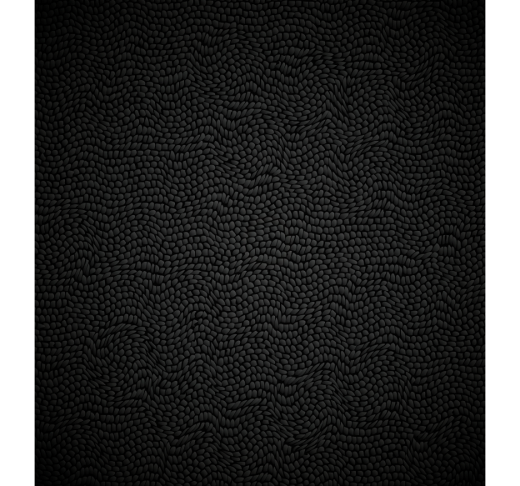 Bedroom roller blind in black fur look - TenStickers