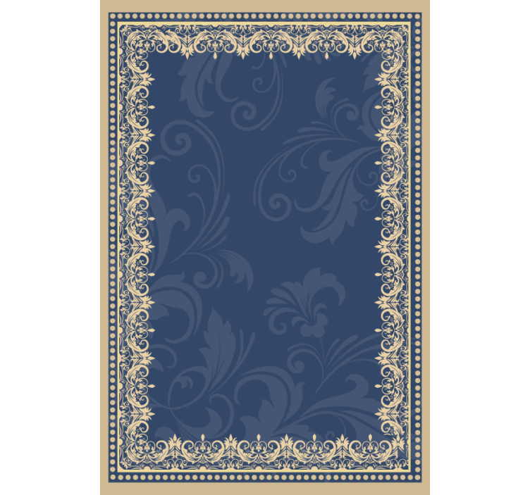 Ornate Foliage Patterns elegant roller blind - TenStickers
