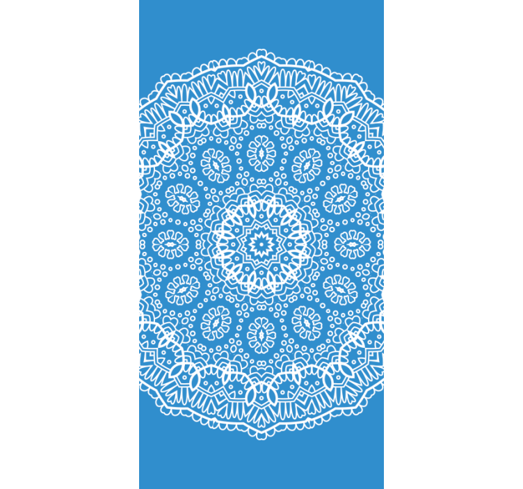 Lace doily Living room roller blind - TenStickers