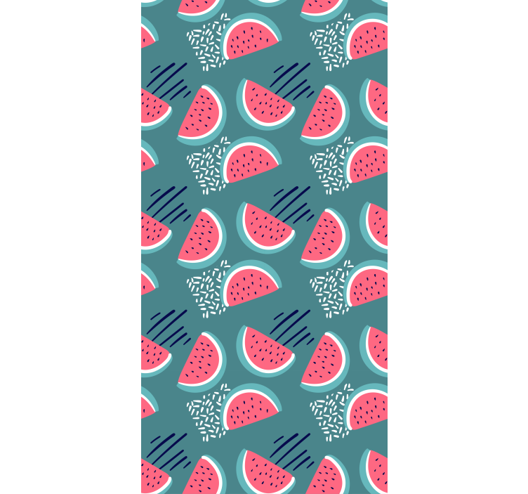 Watermelon Slice Motif fruit roller blind - TenStickers