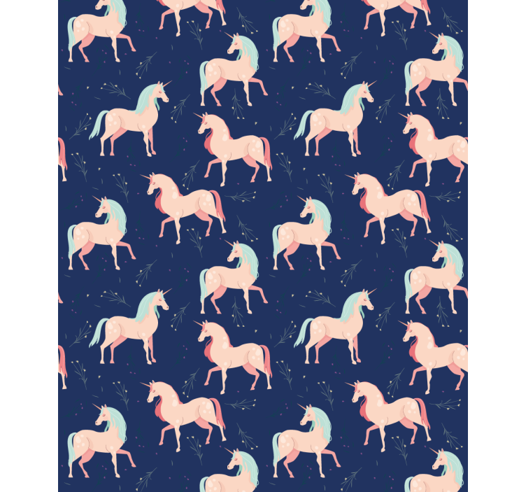 Enchanted Unicorns Motif animal roller blind - TenStickers