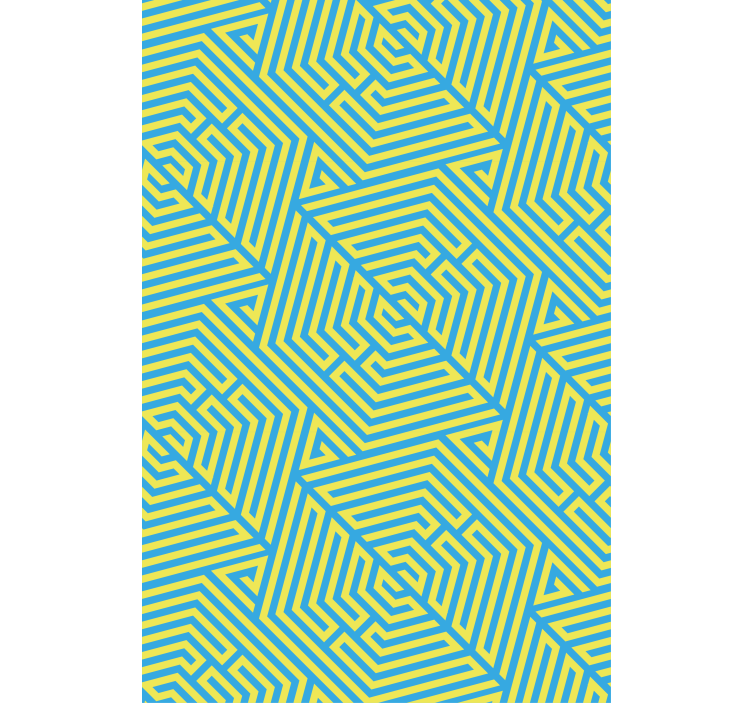 Geometric Linear Arrangement texture roller blind - TenStickers