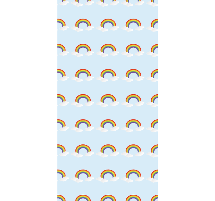 Rainbows cheer kids roller blind - TenStickers