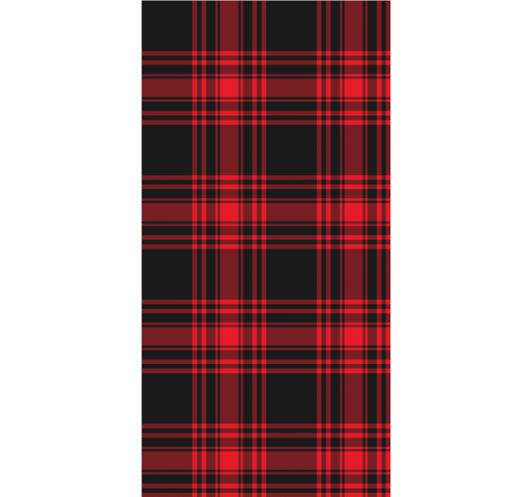 Tartan Pattern texture roller blind - TenStickers