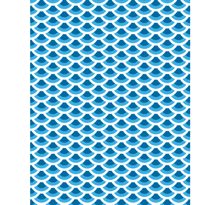 Ocean Wave Pattern texture roller blind - TenStickers