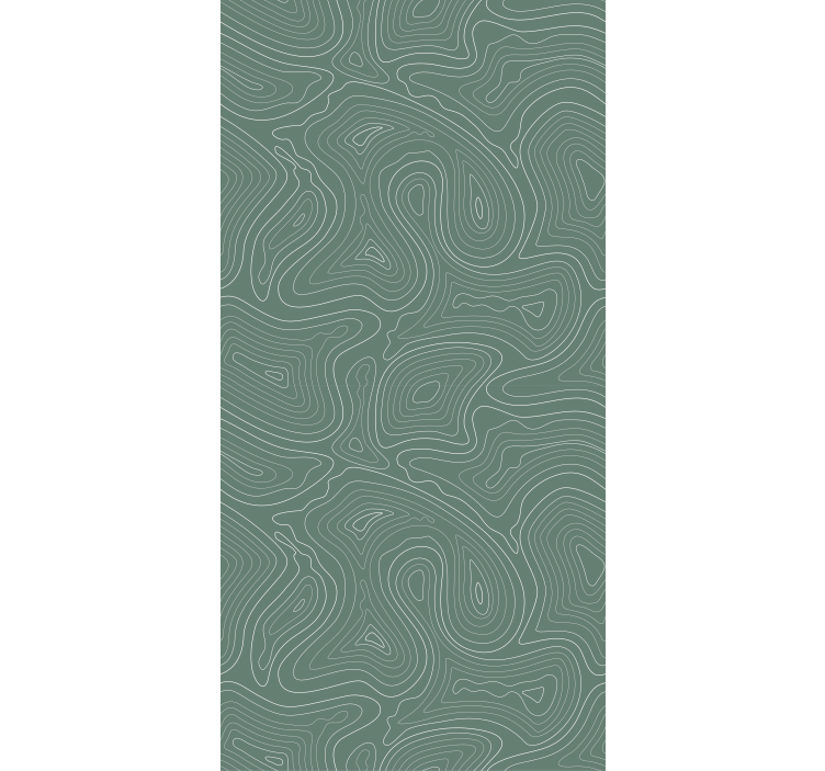 Fluid Topography Lines texture roller blind - TenStickers