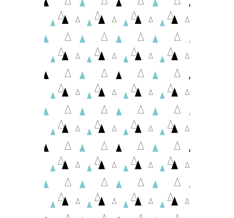 Minimalist triangle pattern nordic roller blind - TenStickers