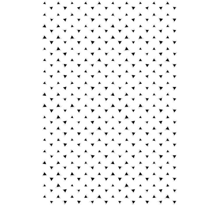 Black and white triangles texture roller blind - TenStickers
