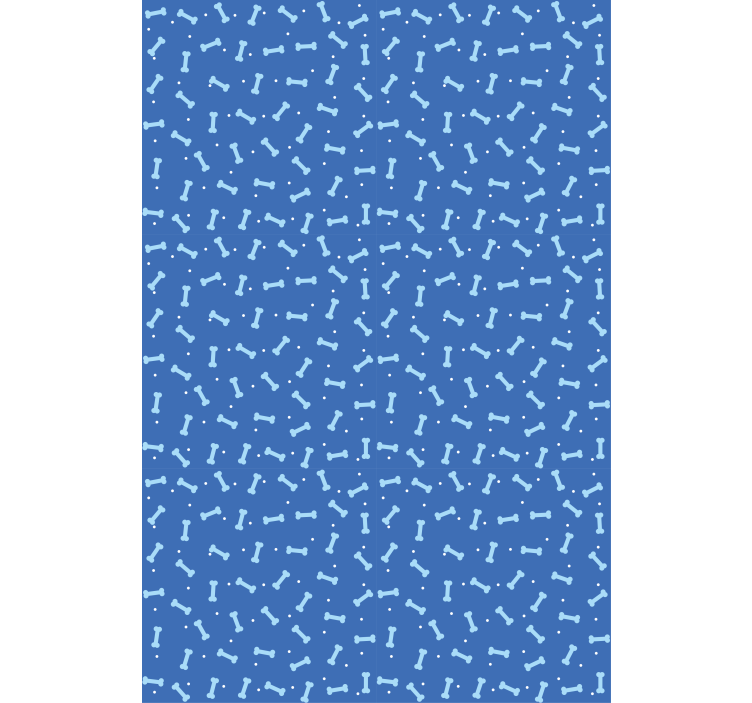 Dog Bone Pattern animal roller blind - TenStickers