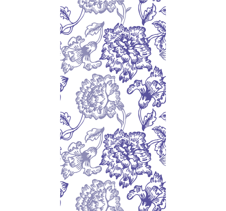 Elegant Floral Theme flower roller blind - TenStickers