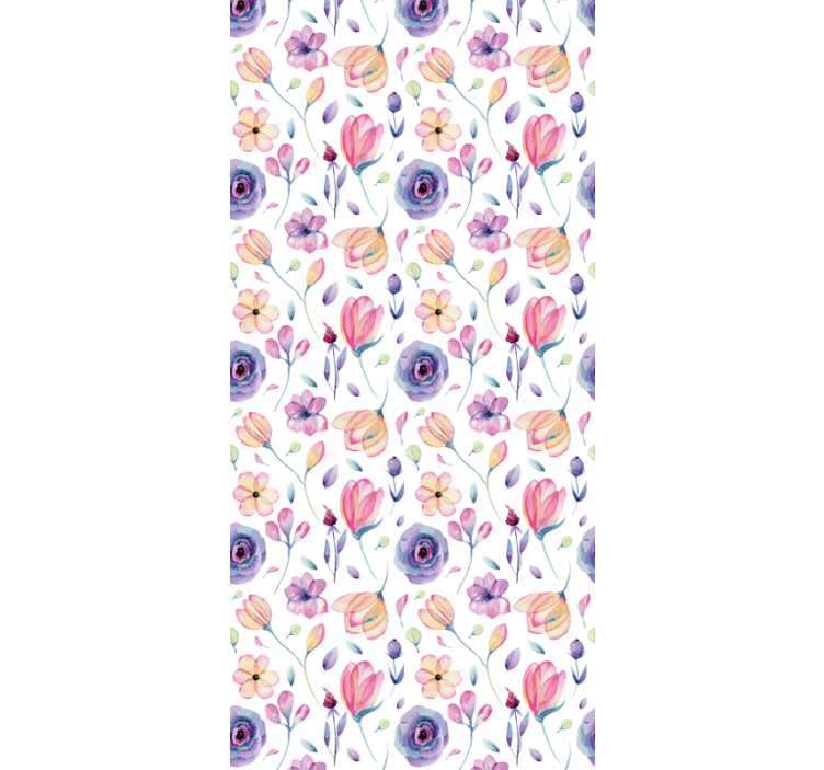 Floral Bouquet Design flower roller blind - TenStickers