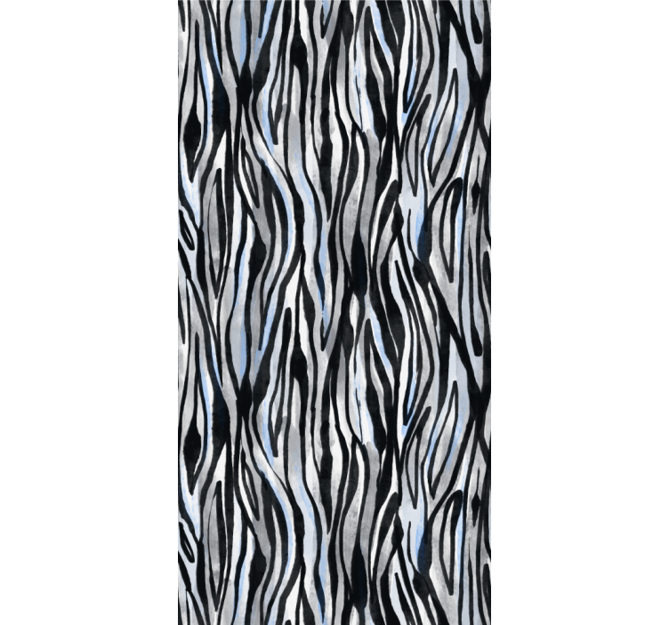 Abstract zebra stripes texture roller blind - TenStickers