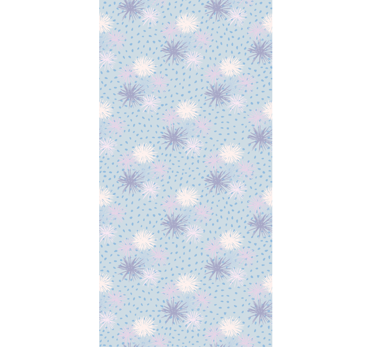 Floral Burst Pattern flower roller blind - TenStickers