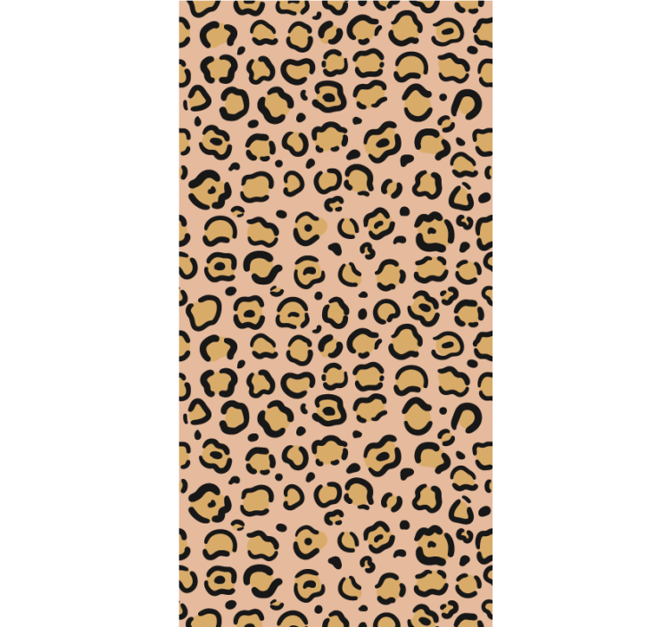 Leopard skin motif animal roller blind - TenStickers