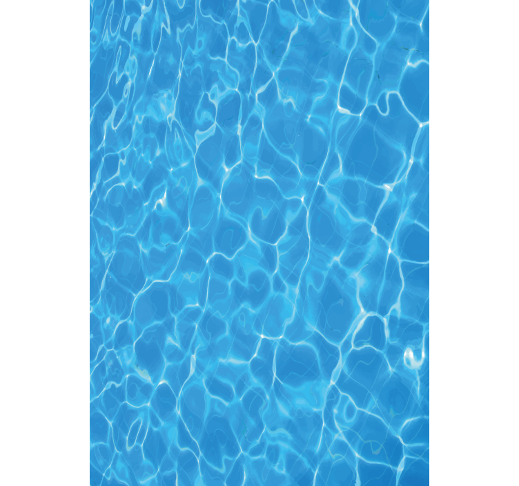 Water surface reflections bathroom window blind - TenStickers