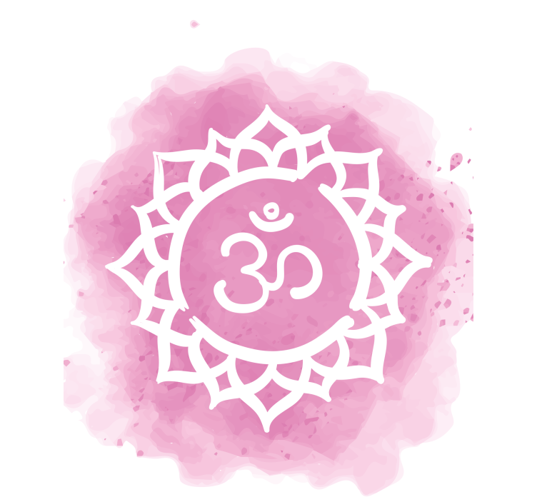 Mandala Om symbol zen roller blind - TenStickers