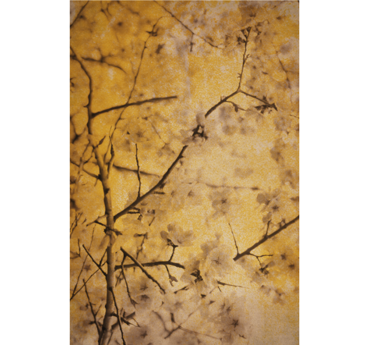 Sakura Twigs flower roller blind - TenStickers