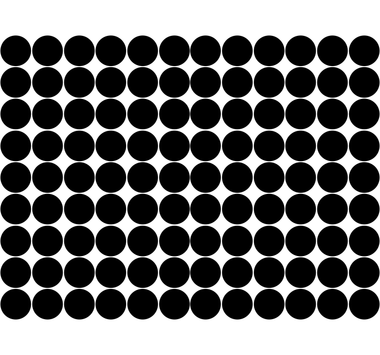 Black dots pattern Modern blind - TenStickers