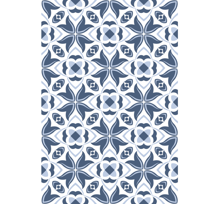 Complex tile theme roller blind for kitchen window - TenStickers