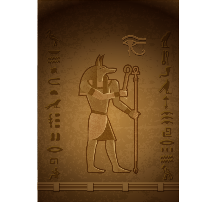 Egyptian God Seth original roller blind - TenStickers