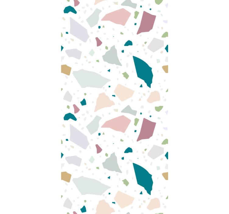 Abstract irregular terrazzo texture roller blind - TenStickers