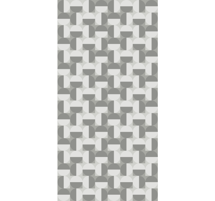 Texture roller blind with geometric shapes design - TenStickers