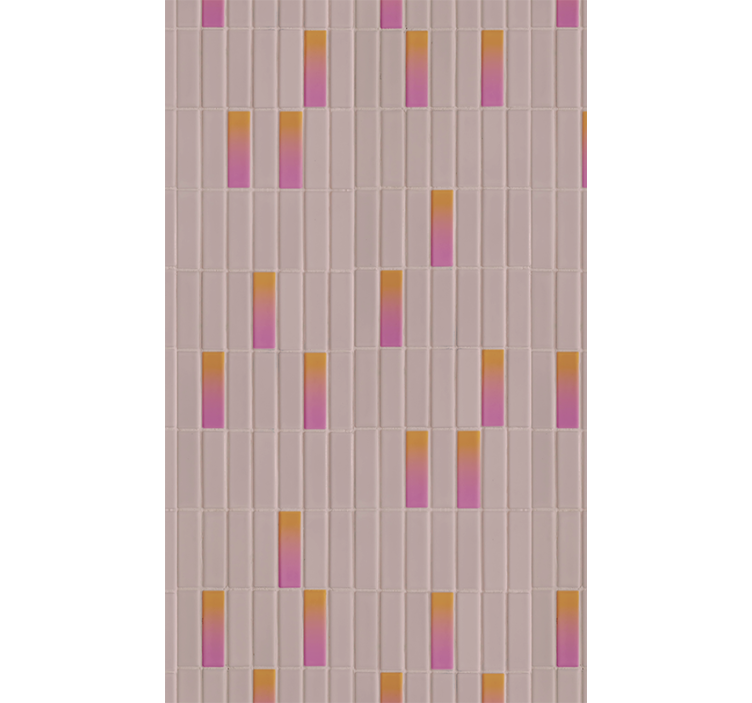 Gradient pink pattern texture roller blind - TenStickers