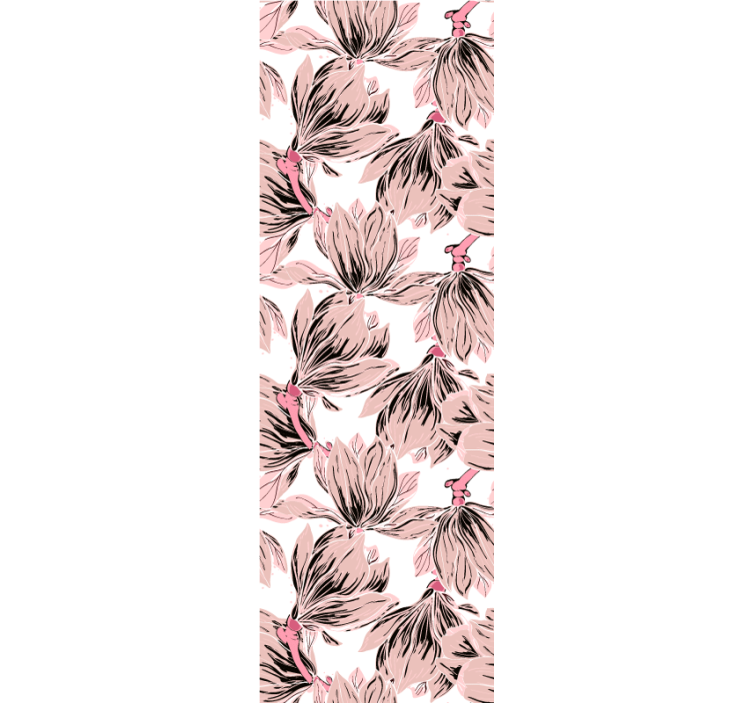 Elegant arrangement flower roller blind - TenStickers