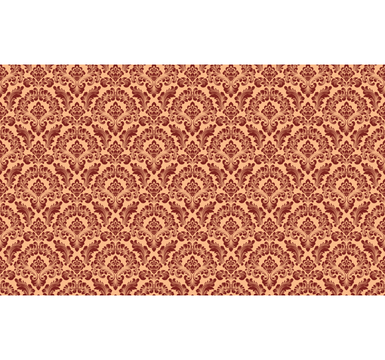 Intricate Floral Theme elegant roller blind - TenStickers