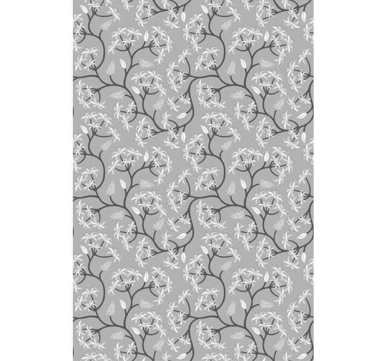 Elegant Floral Branches flower roller blind - TenStickers