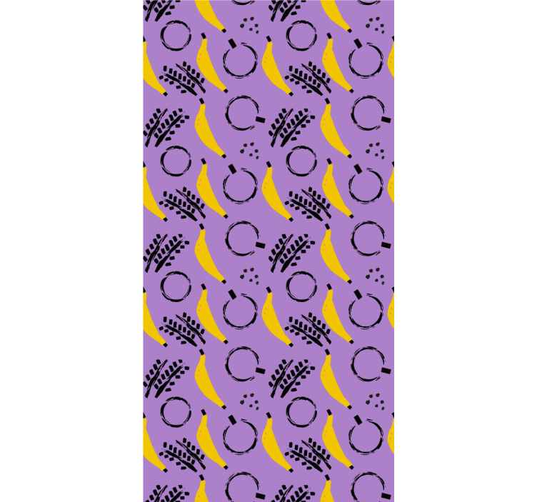 Banana Pattern Design fruit roller blind - TenStickers