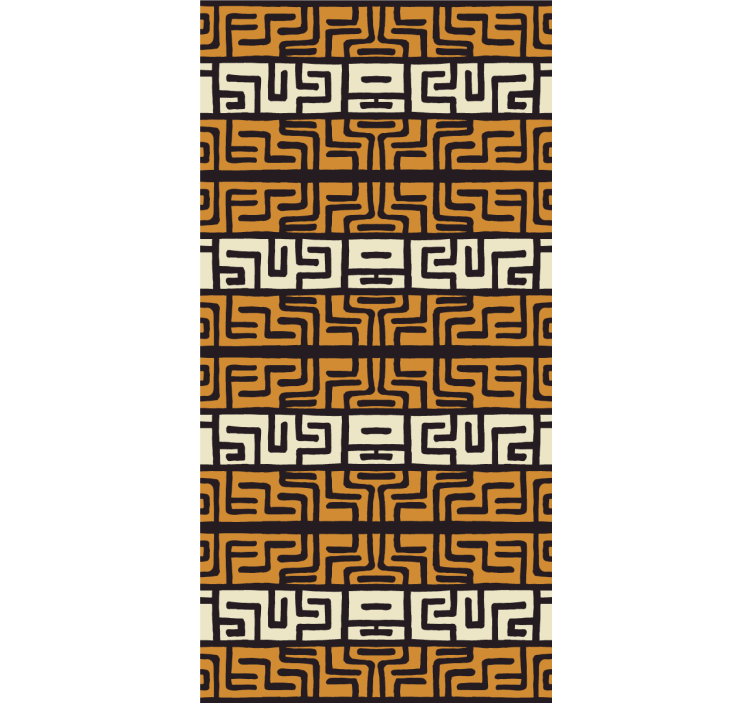 Geometric Arrangement Blend texture roller blind - TenStickers