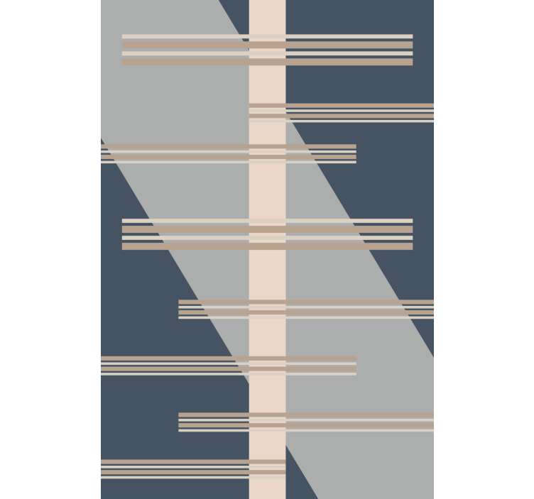 Geometric Line Theme modern roller blind - TenStickers