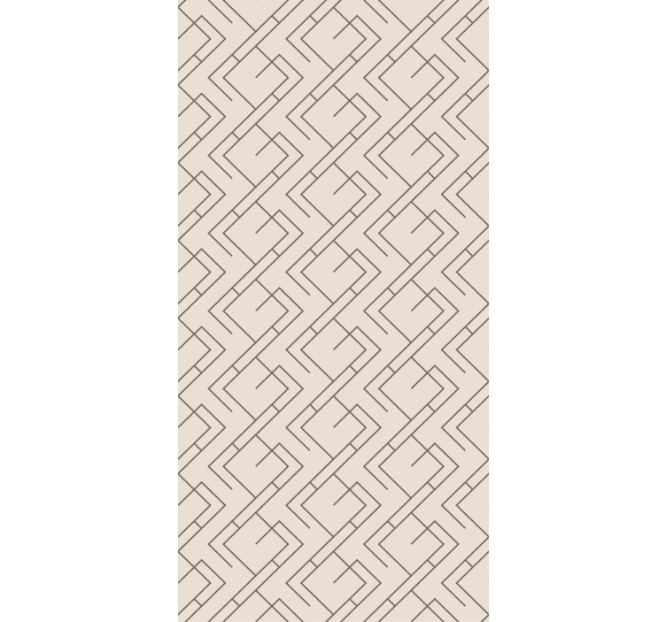 Geometric Line Pattern modern roller blind - TenStickers