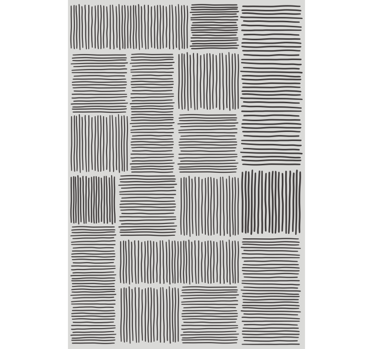 Stripe black and grey pattern texture roller blind - TenStickers