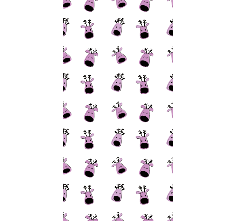Cartoon Character Faces fun roller blind - TenStickers