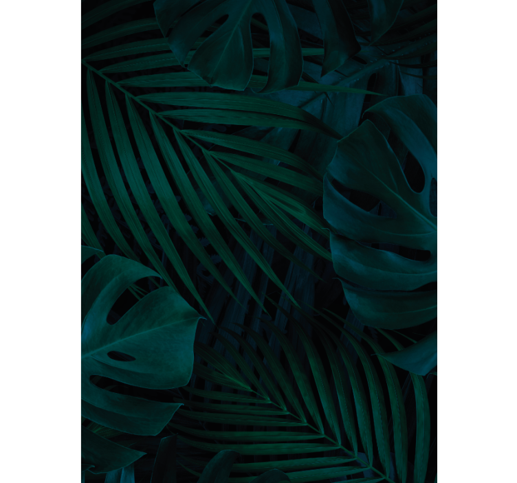 Tropical Leaf Patterns tree roller blind - TenStickers