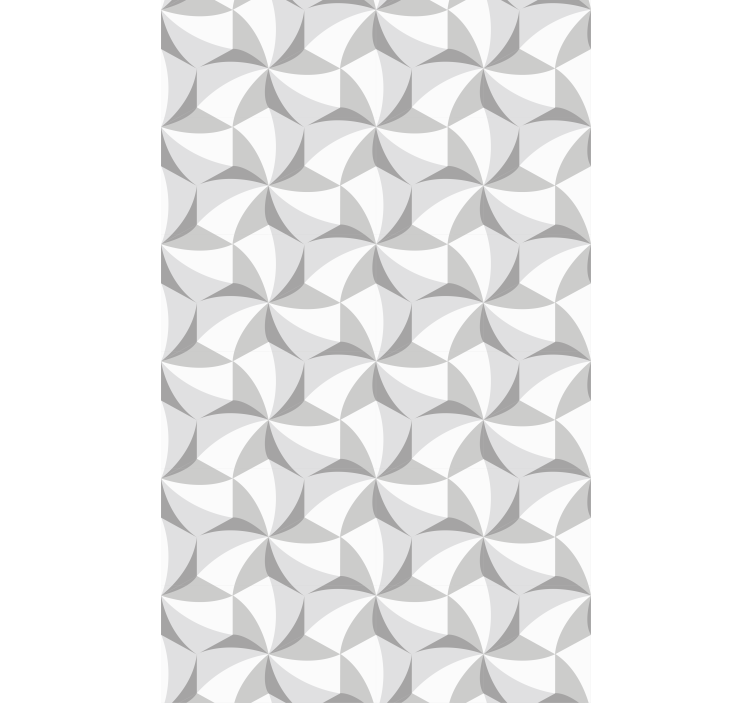 Geometric grey theme modern roller blind - TenStickers