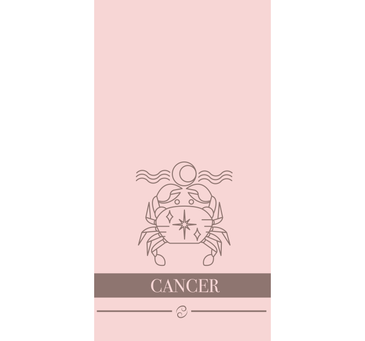 Cancer zodiac emblem custom roller blind - TenStickers