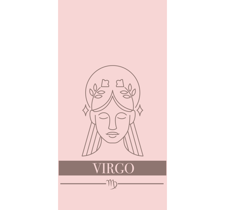 Virgo Character Design custom roller blind - TenStickers