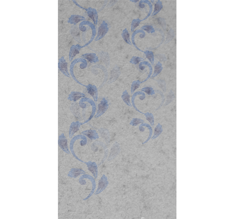 Botanical Ascending Theme flower roller blind - TenStickers