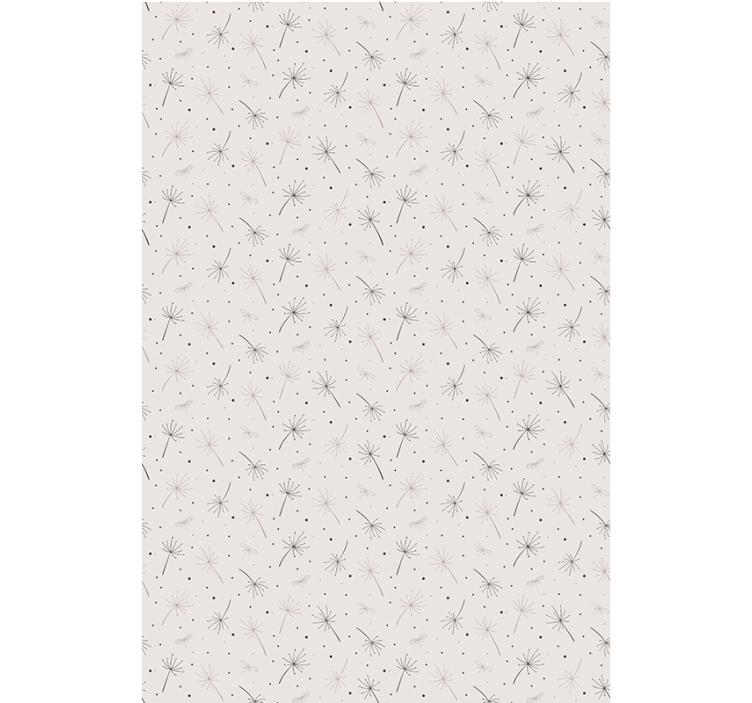 Dandelion Seed Pattern flower roller blind - TenStickers