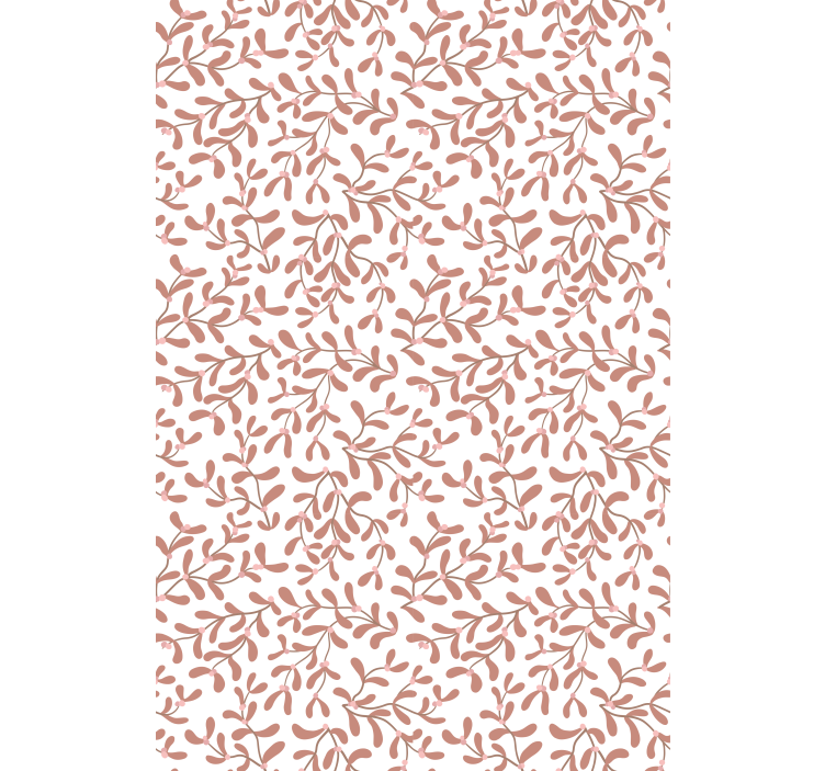 Subtle Leaf Motif flower roller blind - TenStickers