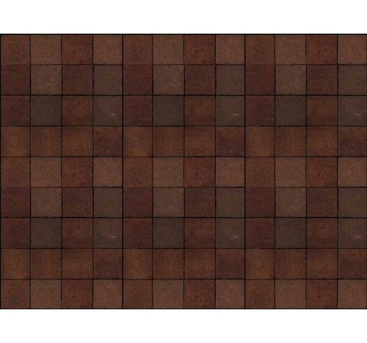 Wood brick pattern Rustic blind - TenStickers