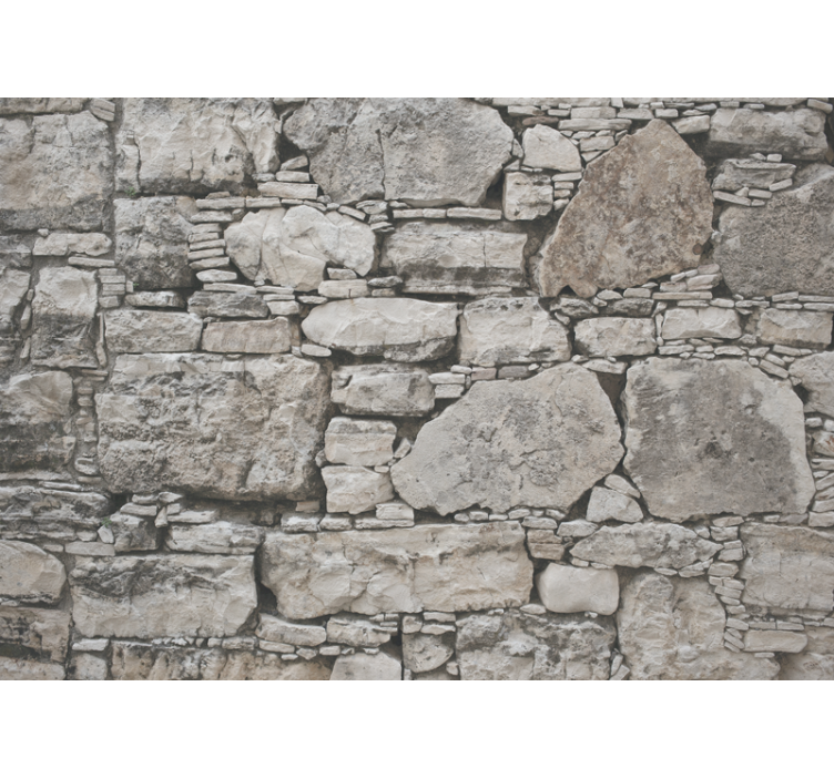 Rustic style pattern stones Rustic blind - TenStickers
