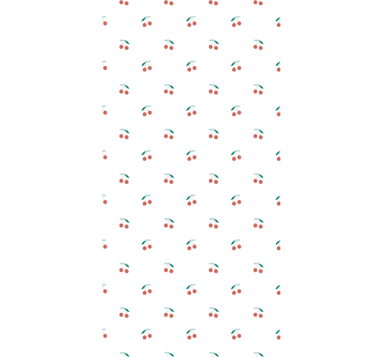 Cherry Pattern Design fruit roller blind - TenStickers